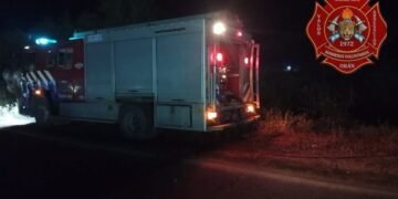 Bomberos Voluntarios sofocó un principio de incendio forestal