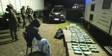 Gendarmería secuestró 52 kilos de cocaína y detuvo a una persona en Santa Fe