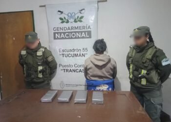 Incautaron más de 4 kilos de cocaína ocultos en el doble fondo de dos valijas