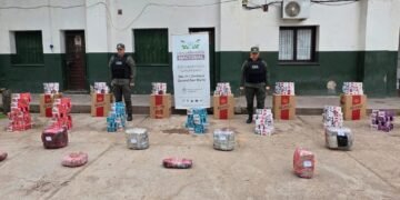 Gendarmes abrieron encomiendas y encontraron marihuana y cigarrillos