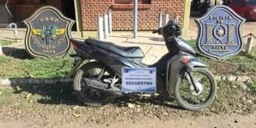 Secuestraron una motocicleta en un taller mecánico de Orán
