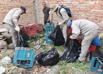 Descacharrado selectivo en los barrios 20 de Junio y Santa Rita