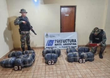 Prefectura secuestró más de 60 kilos de marihuana en Misiones
