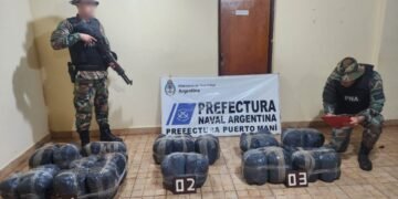 Prefectura secuestró más de 60 kilos de marihuana en Misiones