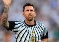 Homenaje del fútbol argentino a Lionel Messi