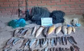 Infraccionaron a seis hombres por pesca ilegal en Pichanal