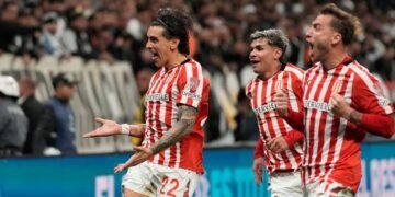 Estudiantes de la Plata ganó en Brasil y es semifinalista de la Copa