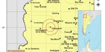 Un sismo de magnitud 4,7 se sintió en Capital, Cafayate y Molinos