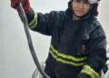 Bomberos rescataron una víbora en el B° 20 de Febrero