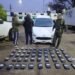 Traficaban 53 kilos de cocaína en el torpedo del auto