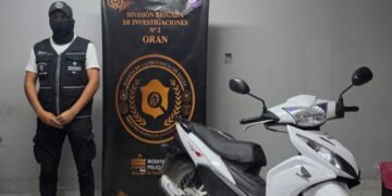 La Policía recuperó una motocicleta robada en Orán