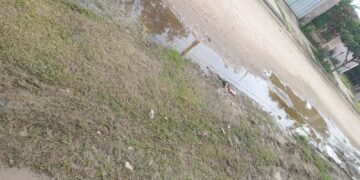 Vecinos denuncian agua estancada