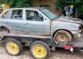 Sigue el levantamiento de vehículos abandonados en las calles de Orán