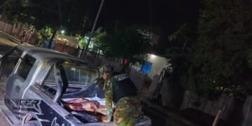 La policía secuestró dos vacunos faenados transportados sin documentación