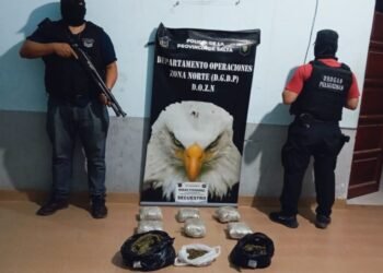 Colonia Santa Rosa: Dos demorados y más de 20 mil dosis de drogas secuestradas