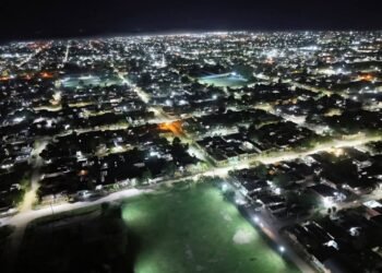 Iluminación led para todo el Barrio Abraham Balut