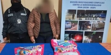 Orán: Mujer traficaba más de 48.000 dosis de droga ocultas en bolsas de jabón